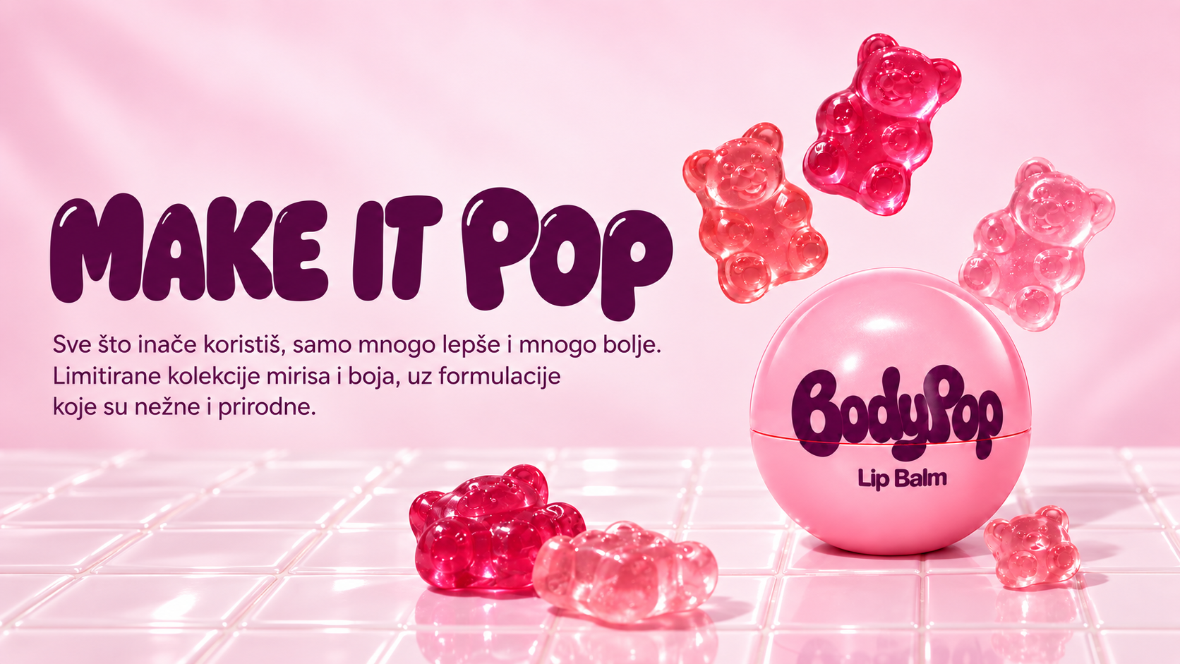 BodyPop Lip Balm — Make it pop